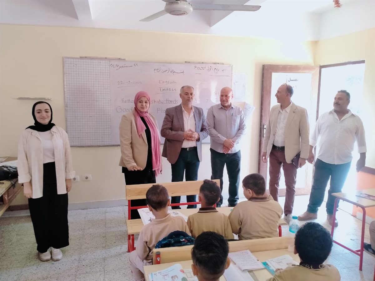 رئيس مركز ابشواى تتفقد المدارس للتأكد من إنتظام العملية التعليمية وعدم وجود أي معوقات