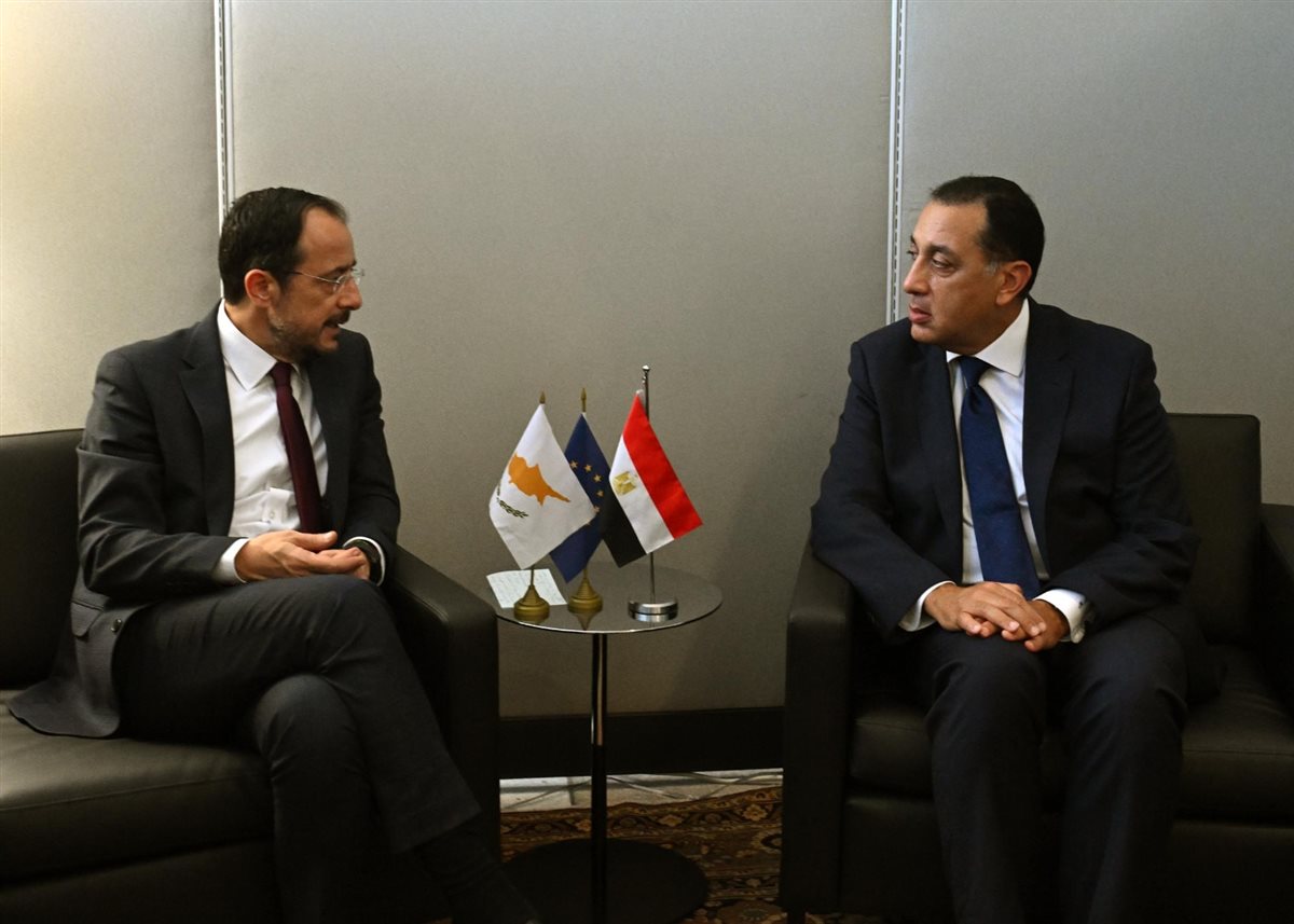 مدبولي يبحث مع الرئيس القبرصي تعزيز الشراكة والتعاون الثنائي بالأمم المتحدة