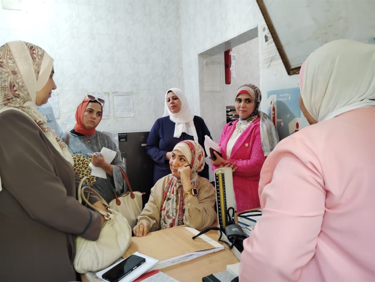 مرور مفاجئ لوكيل الصحة بالفيوم على بعض الوحدات الصحية ومستشفى ابشواي للاطمئنان على سير العمل