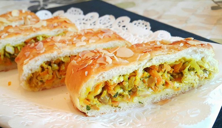 فطيرة الدجاج 