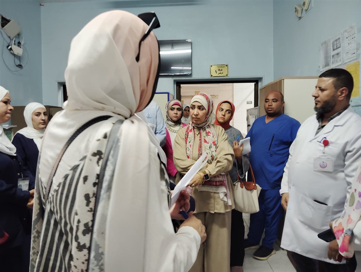 مرور مفاجئ لوكيل الصحة بالفيوم على بعض الوحدات الصحية ومستشفى ابشواي للاطمئنان على سير العمل