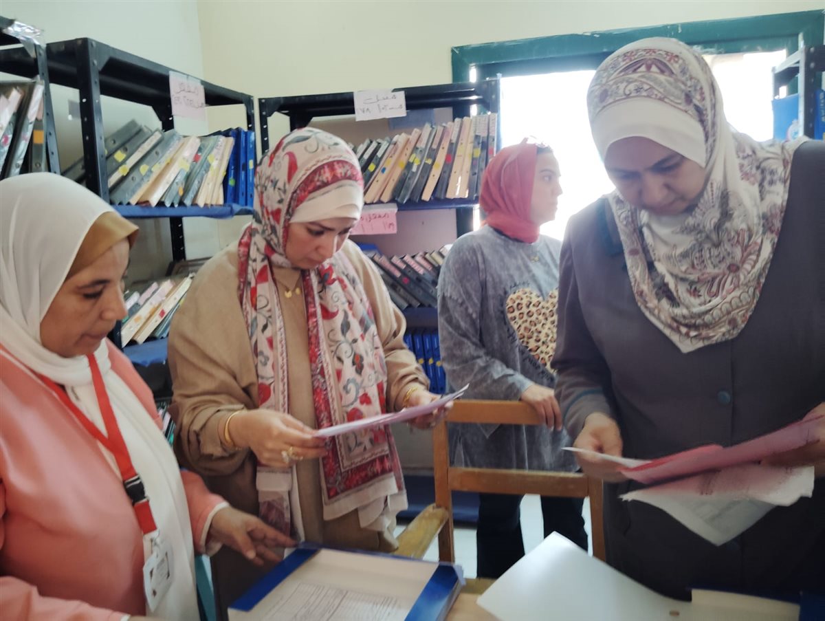 مرور مفاجئ لوكيل الصحة بالفيوم على بعض الوحدات الصحية ومستشفى ابشواي للاطمئنان على سير العمل