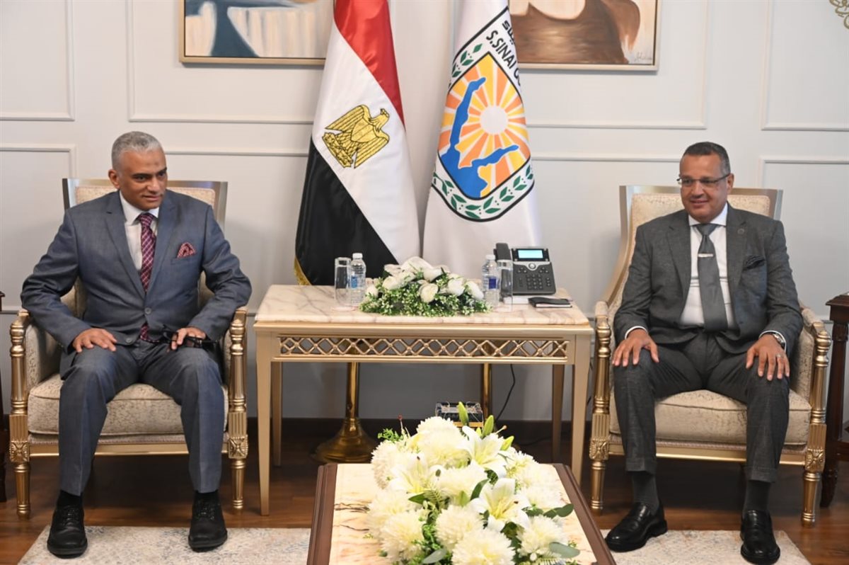 محافظ جنوب سيناء ورئيس جامعة الملك سلمان