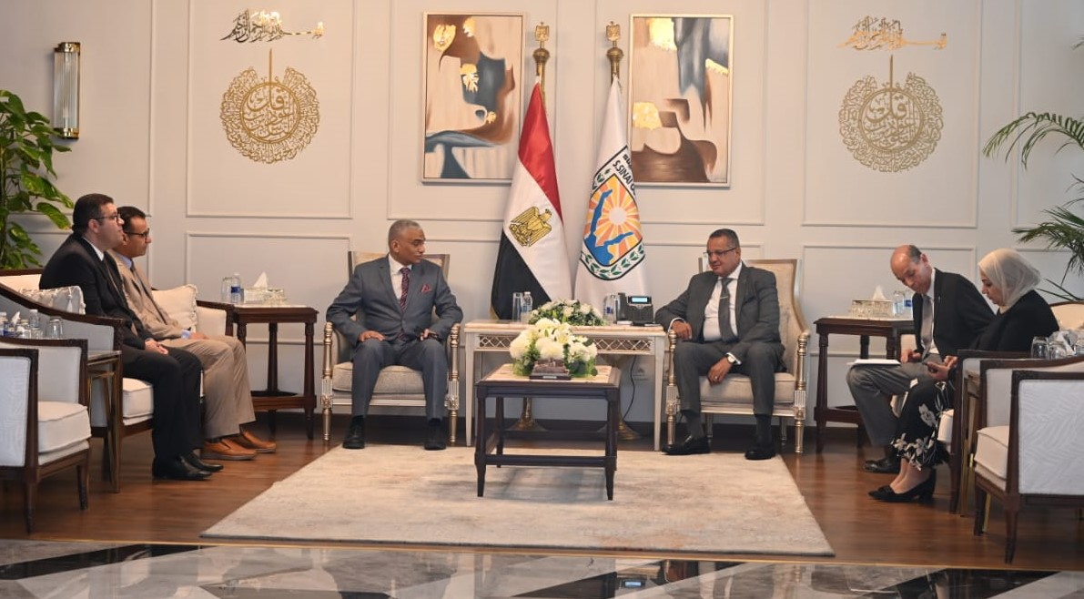 محافظ جنوب سيناء ورئيس جامعة الملك سلمان