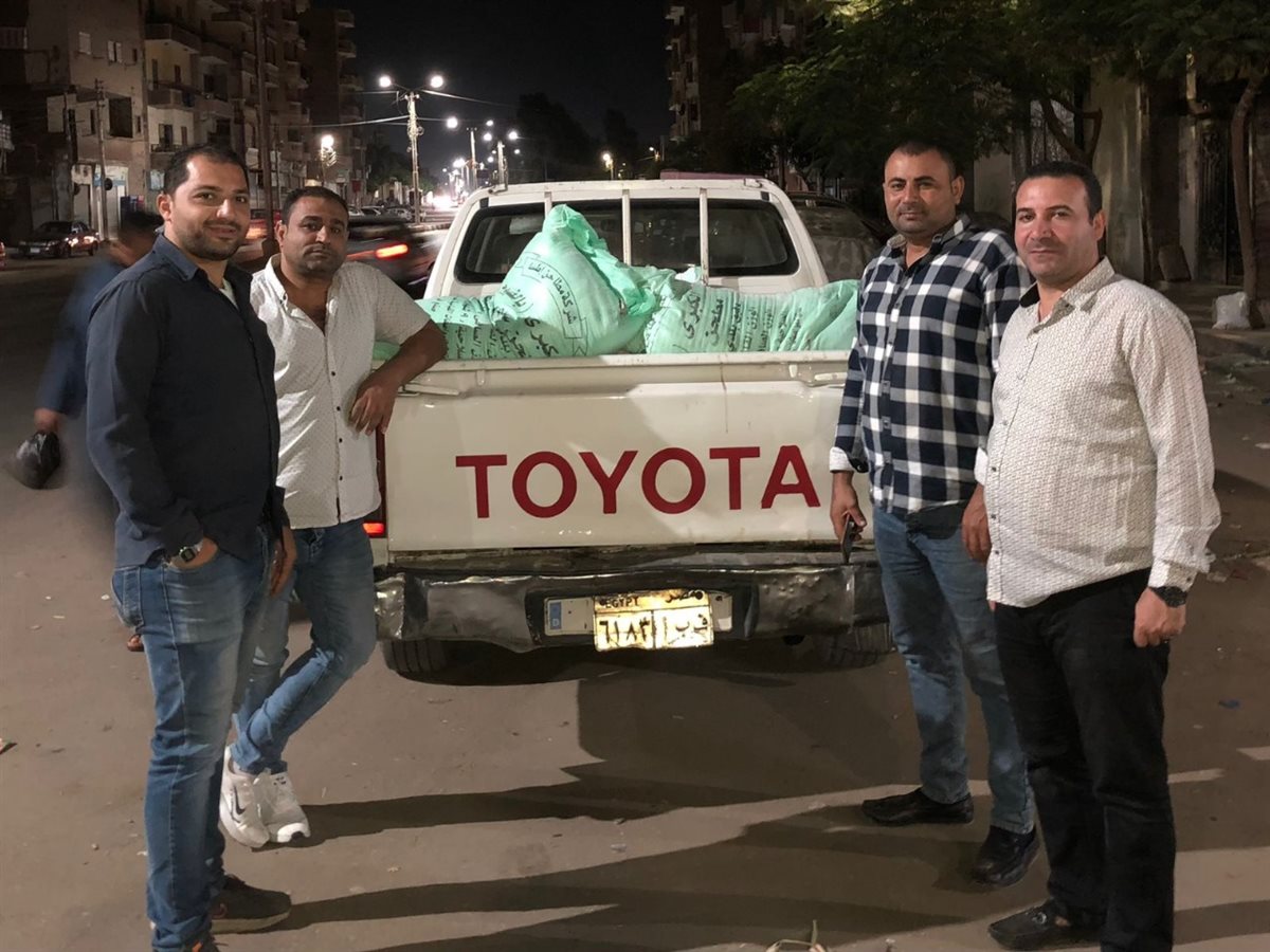 ضبط نصف طن دقيق بلدي مدعم مخابز محظور بيعه او تداوله بالفيوم <br> 