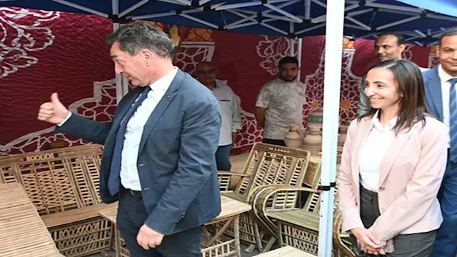 زيارة السفير الفرنسيى لدى القاهرة لمدينة رشيد برفقة محافظ البحيرة