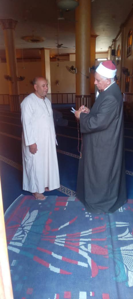 مدير مديرية أوقاف الفيوم يواصل جولاته المرورية على المساجد