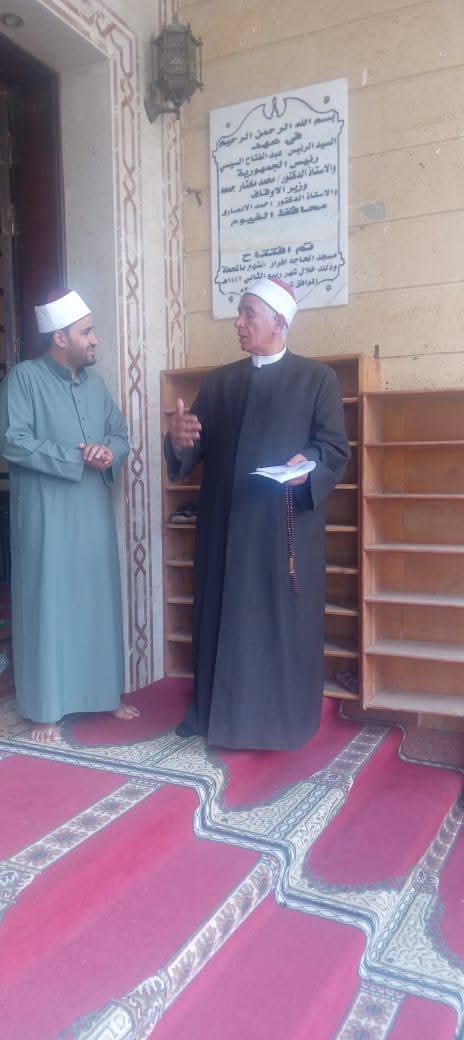 مدير مديرية أوقاف الفيوم يواصل جولاته المرورية على المساجد