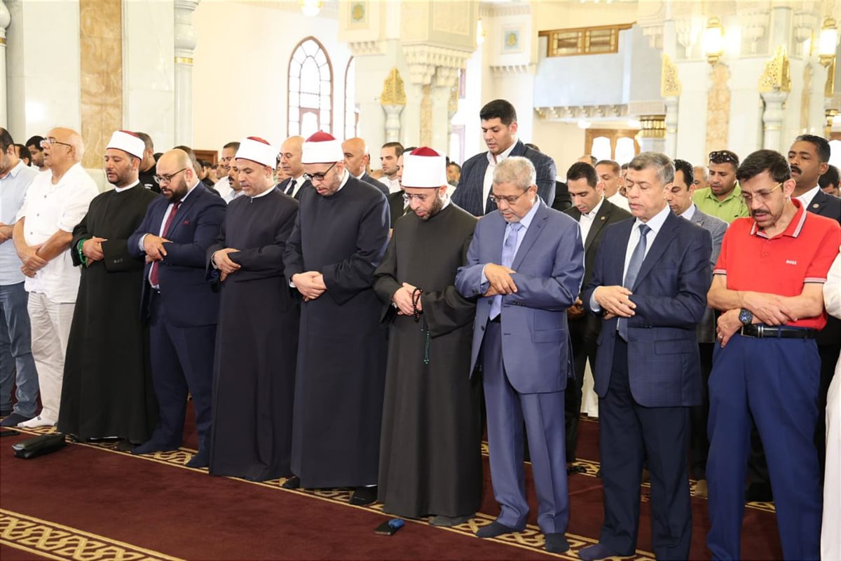 وزير الأوقاففي صلاة الجمعة