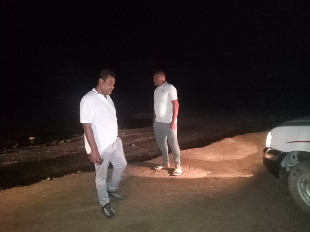 السكرتير العام والمساعد ورئيس مركز ابشواى بجولة ميدانية لمتابعة حظر الصيد الجائر ببحيرة قارون