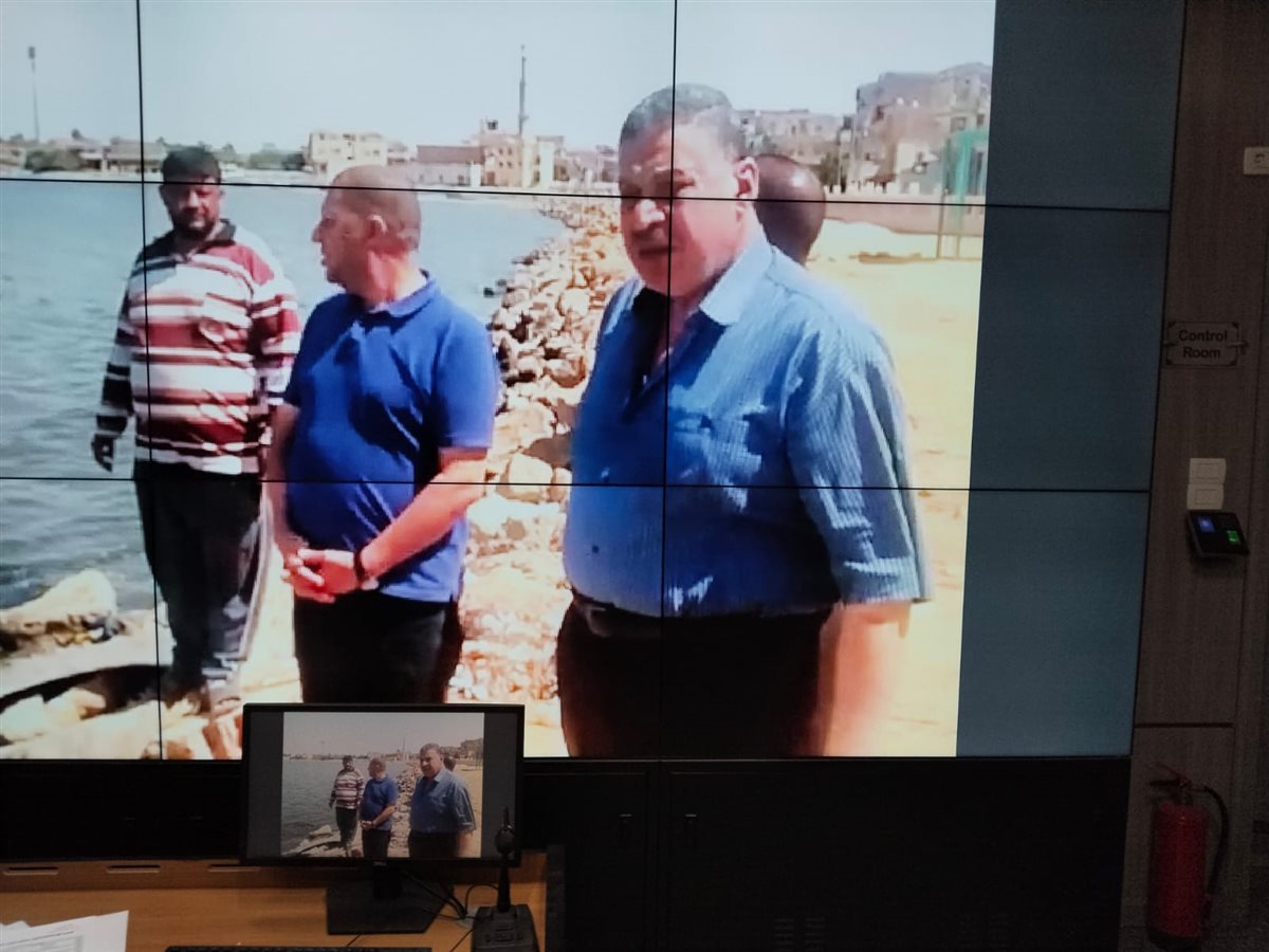 السكرتير العام والمساعد ورئيس مركز ابشواى بجولة ميدانية لمتابعة حظر الصيد الجائر ببحيرة قارون
