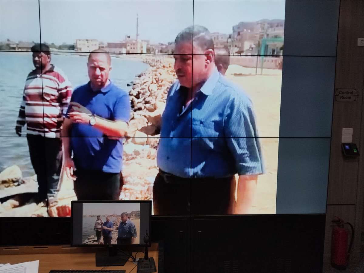 السكرتير العام والمساعد ورئيس مركز ابشواى بجولة ميدانية لمتابعة حظر الصيد الجائر ببحيرة قارون
