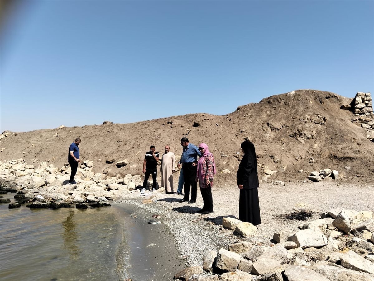 السكرتير العام والمساعد ورئيس مركز ابشواى بجولة ميدانية لمتابعة حظر الصيد الجائر ببحيرة قارون