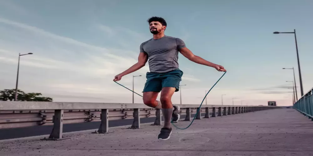 تمرين قفز الحبل