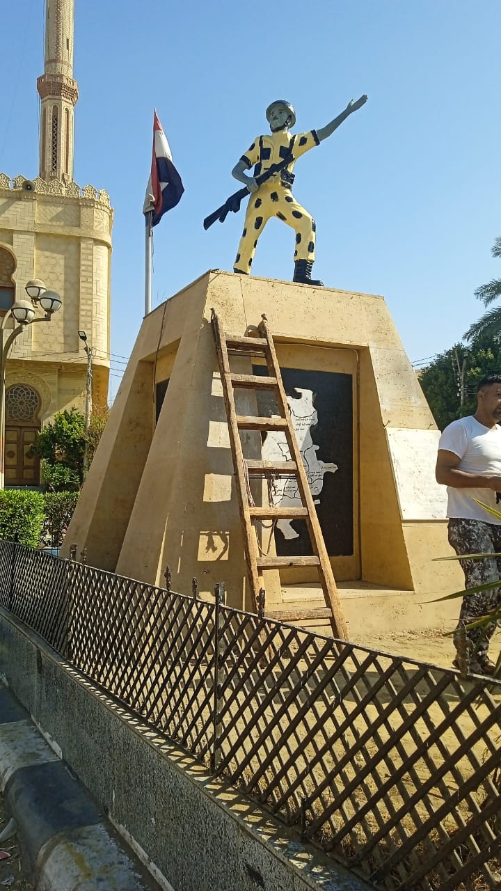 تحرير 45 محضر لمخالفات اشغال طريق واعلانات مخالفة وإدارة محلات بدون ترخيص بابشواى<br>