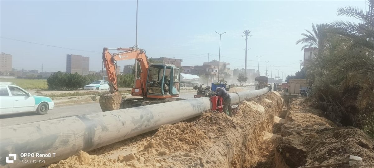 مياه الفيوم” تنتهي من تنفيذ مشروع إحلال وتجديد خط طرد صرف صحي السلخانة بقيمة 85 مليون جنيه