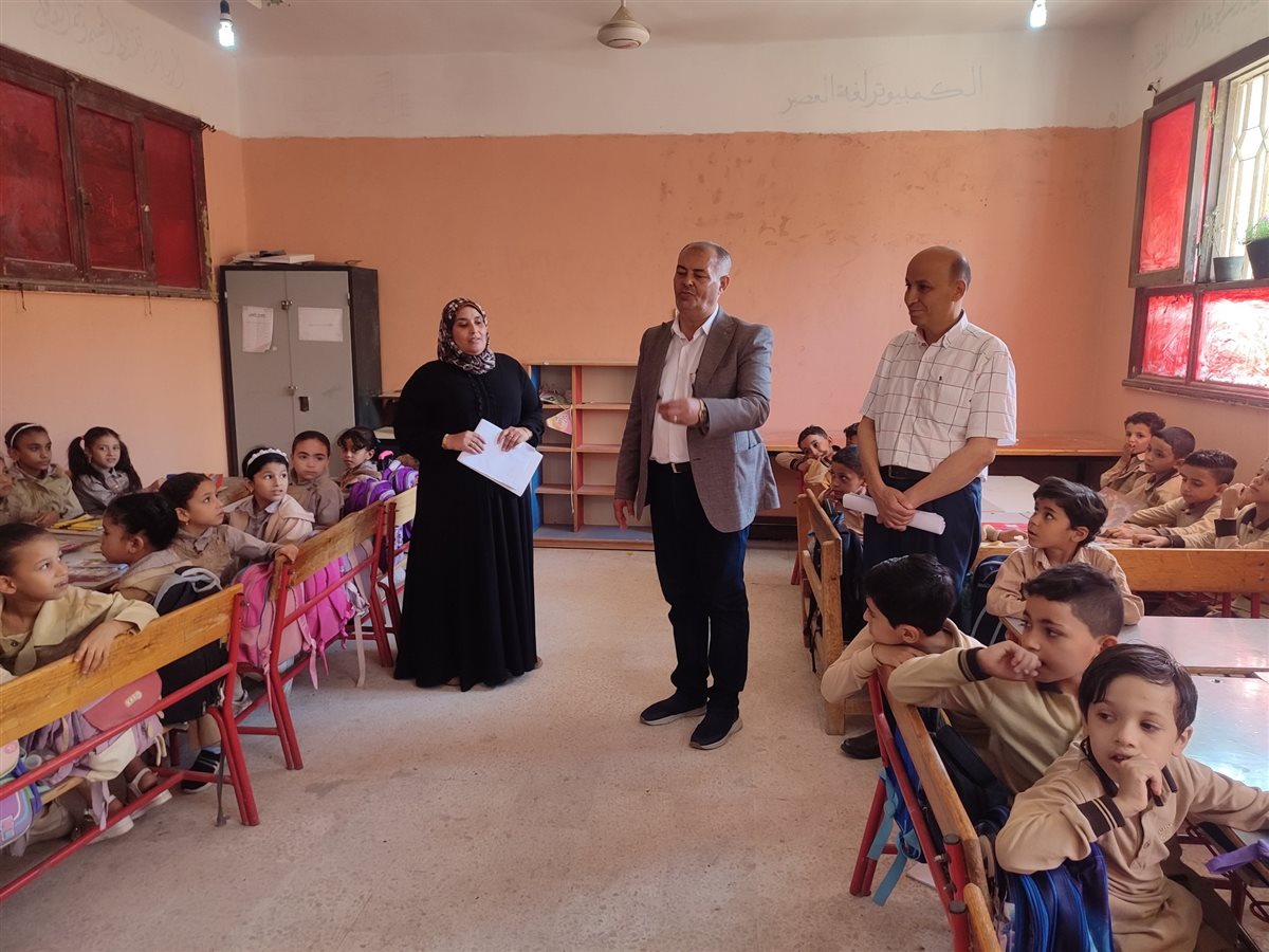 مدير عام إدارة أبشواي التعليمية يتفقد مدارس قطاع أبو جنشو وأبشواي  