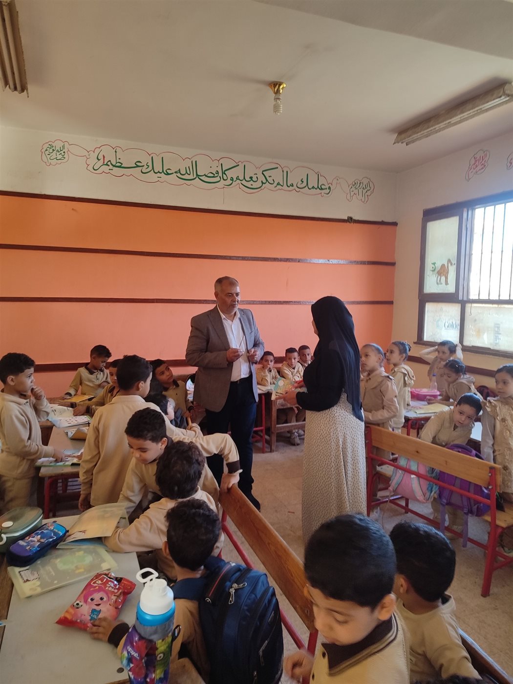 مدير عام إدارة أبشواي التعليمية يتفقد مدارس قطاع أبو جنشو وأبشواي  