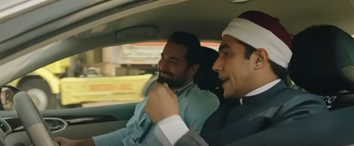 ميدو عادل وأحمد حاتم في فيلم المنبر