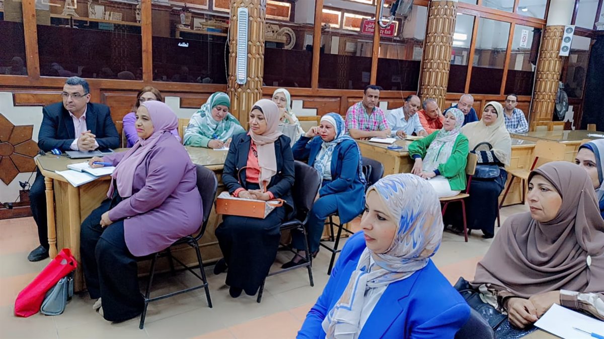 قبيصي:أجتماع موسع مع مسئولى التعليم المجتمعي والمشاركة المجتمعية وفريق مكافحة التسرب التعليمي