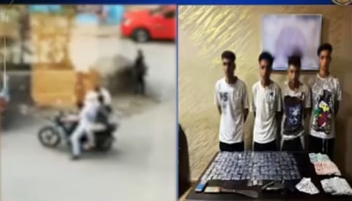 المتهمين باتجار المخدرات في بولاق الدكرور