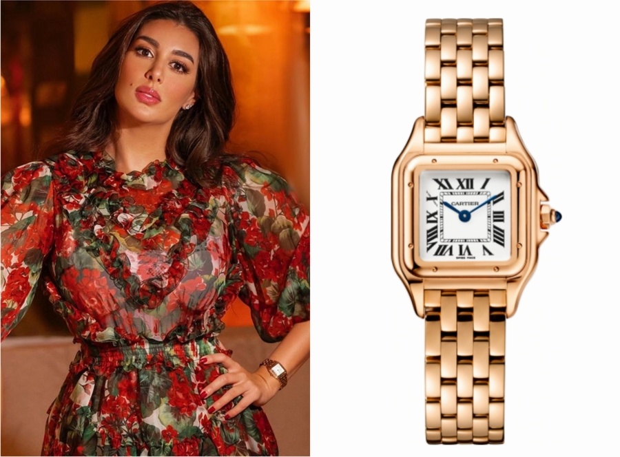 ساعة يد ياسمين صبري الفاخرة من أوديمار بيجيه رويال أوك