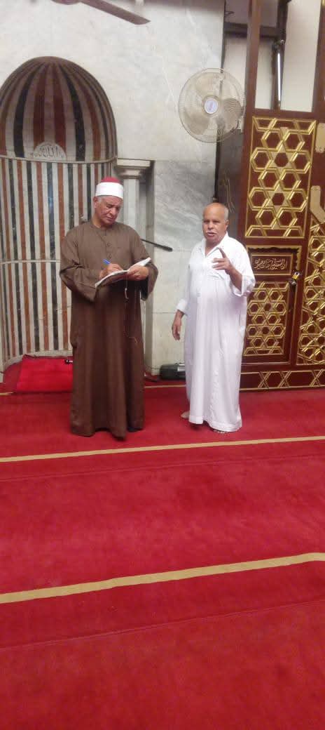 مدير مديرية أوقاف الفيوم يواصل جولاته المرورية على المساجد 