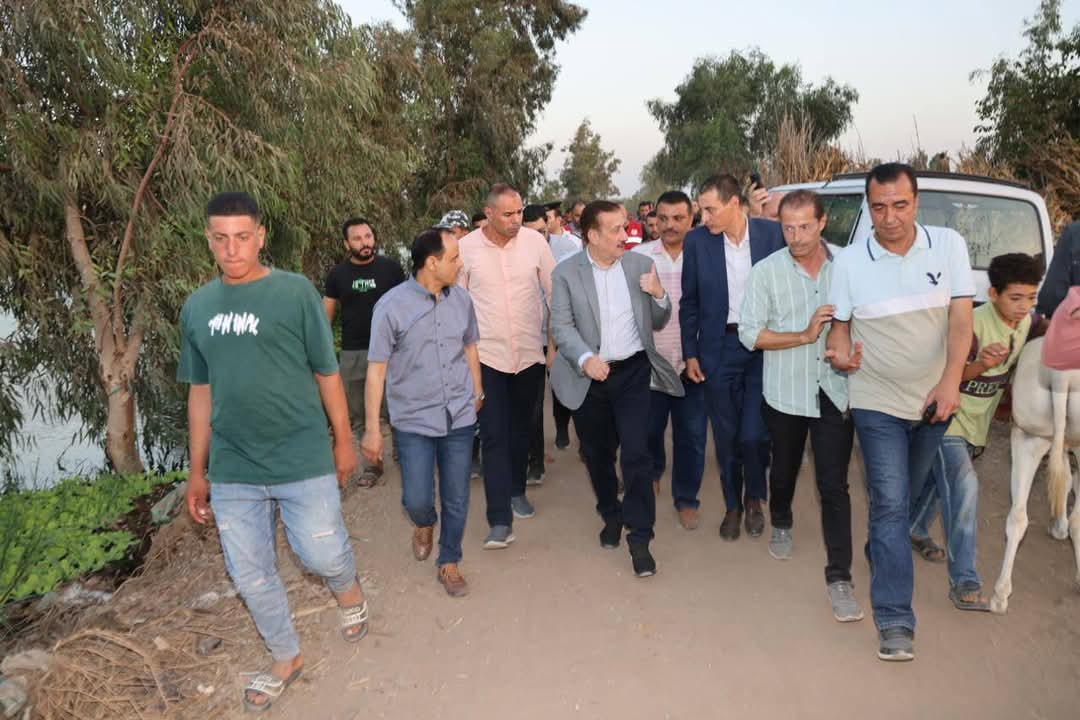 محافظ المنوفية يزور المواقع المتضررة