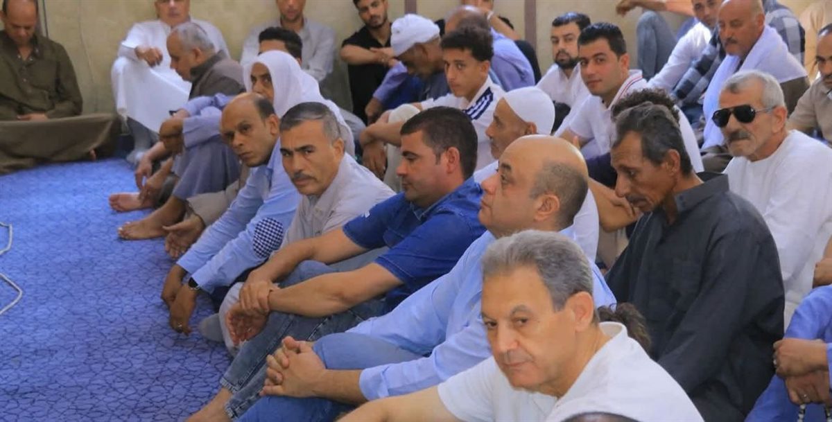 محمد مصطفى لطفي في المسجد