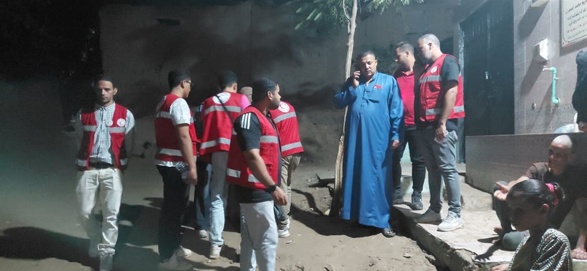 الهلال الأحمر المصري يرفع الاستعداد القصوى لمواجهة مخاطر فيضان نهر النيل