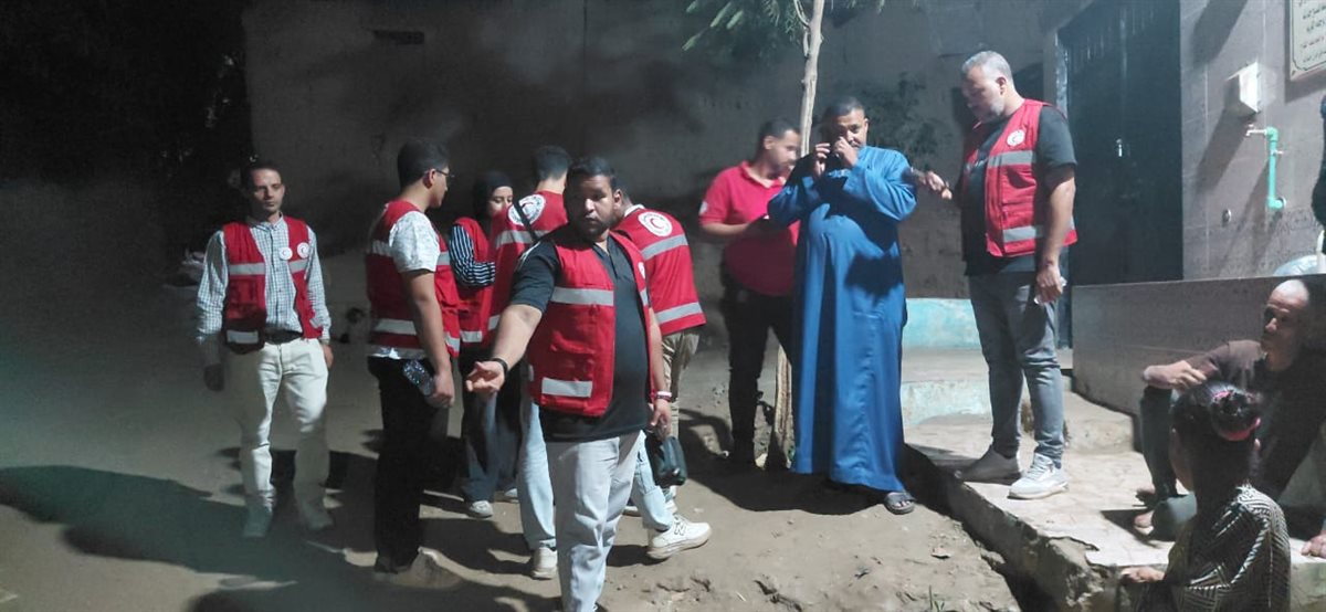 الهلال الأحمر المصري يرفع الاستعداد القصوى لمواجهة مخاطر فيضان نهر النيل