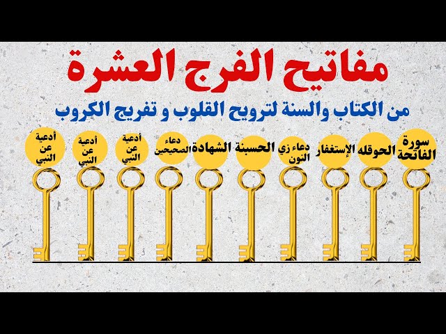 مفاتيح الفرج العشرة