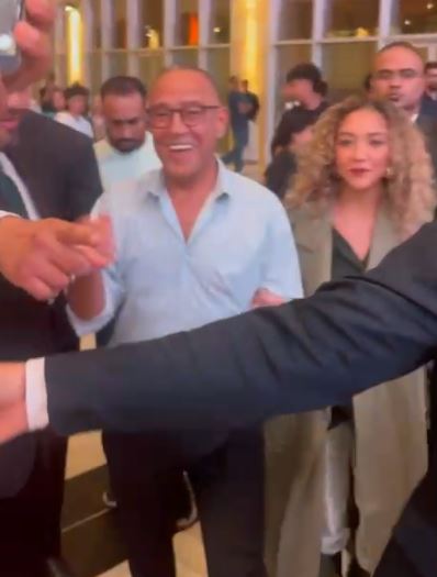 أشرف عبدالباقي وابنته زينة في العرض الخاص لفيلم هيبتا 2