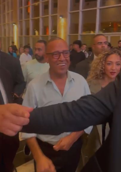 أشرف عبدالباقي وابنته زينة في العرض الخاص لفيلم هيبتا 2