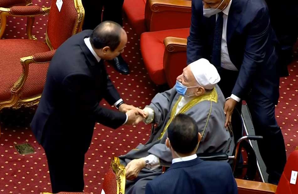 الرئيس السيسي والدكتور أحمد عمر هاشم