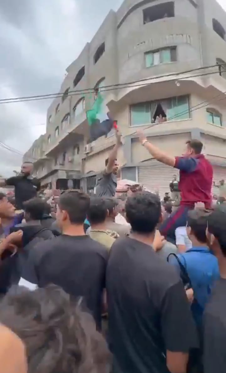 <strong>احتفالات غزة بوقف إطلاق النار</strong>