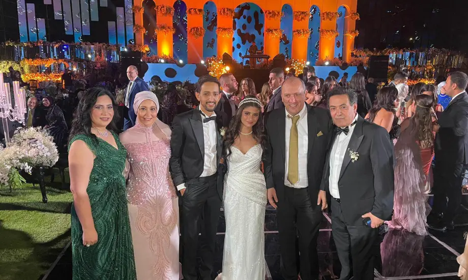 الإعلامي خيري رمضان يحتفل بعقد قران نجله&nbsp;