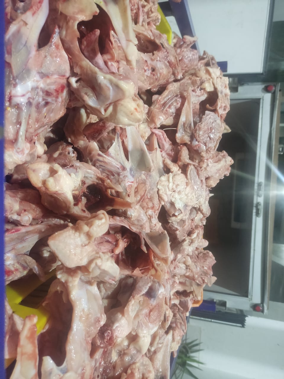 ضبط طن دواجن مقطعة بدون علامات أو بيانات وسلع غذائية منتهية الصلاحية بالفيوم