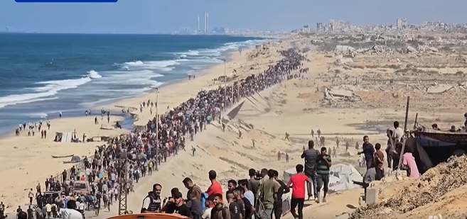 عودة النازحين لشمال غزة