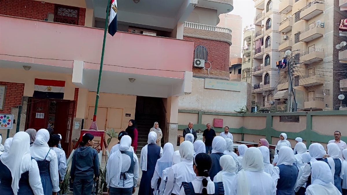 فقرات وطنية ومعلومات تربوية متميزة بمدرسة المسلة الإعدادية للبنات بشرق الفيوم