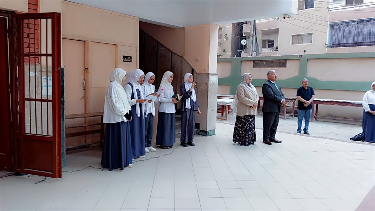 فقرات وطنية ومعلومات تربوية متميزة بمدرسة المسلة الإعدادية للبنات بشرق الفيوم