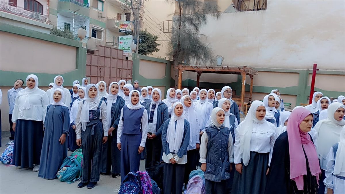 فقرات وطنية ومعلومات تربوية متميزة بمدرسة المسلة الإعدادية للبنات بشرق الفيوم