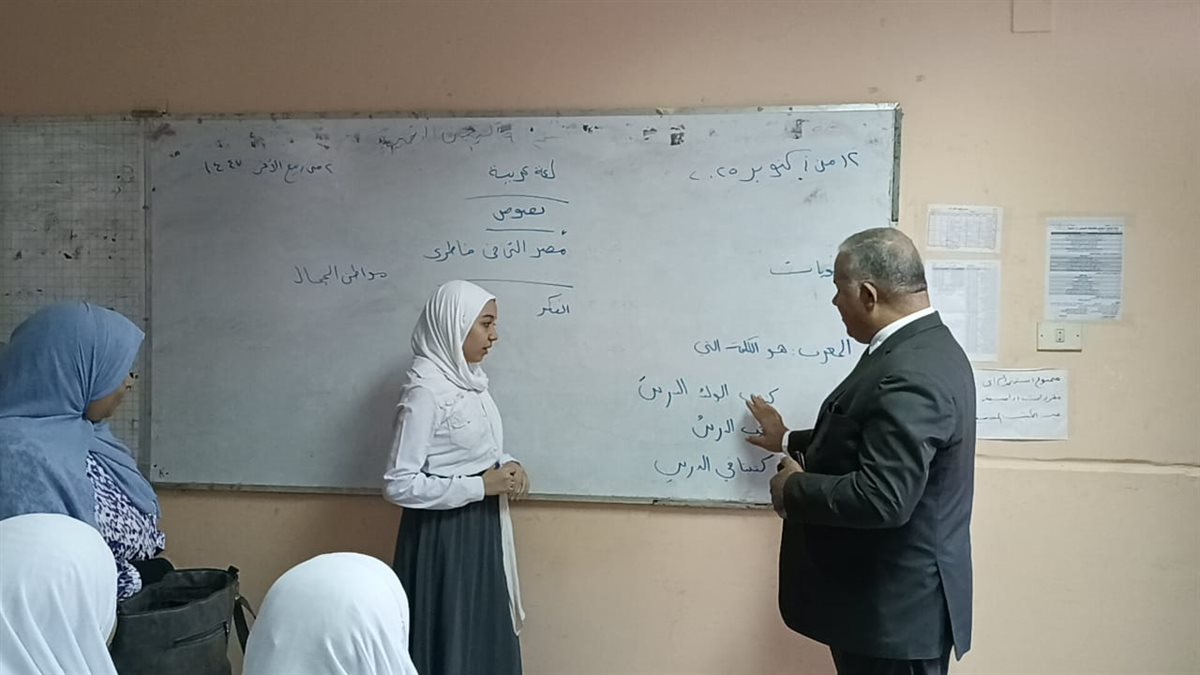 فقرات وطنية ومعلومات تربوية متميزة بمدرسة المسلة الإعدادية للبنات بشرق الفيوم