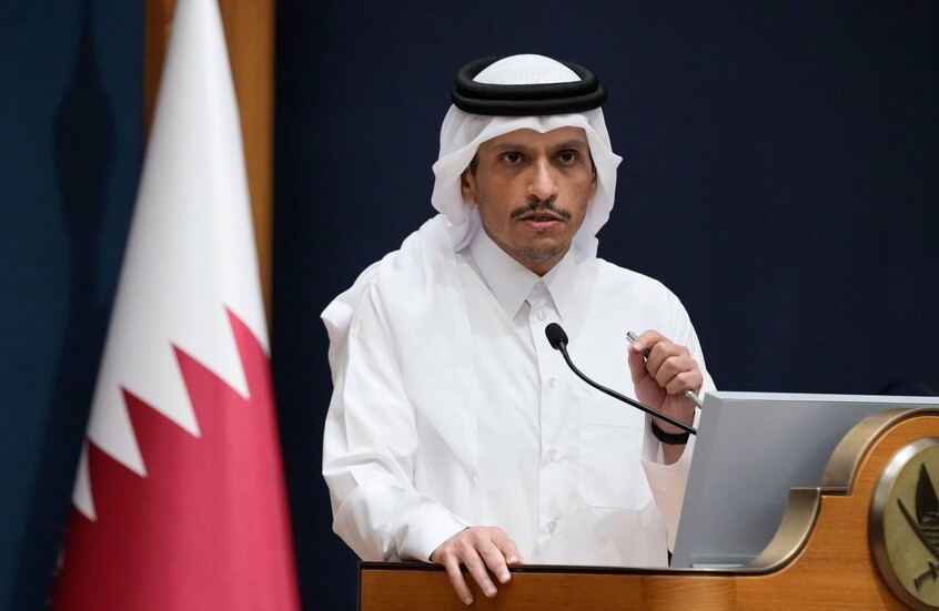رئيس مجلس الوزراء ووزير الخارجية القطري، الشيخ محمد بن عبد الرحمن آل ثاني