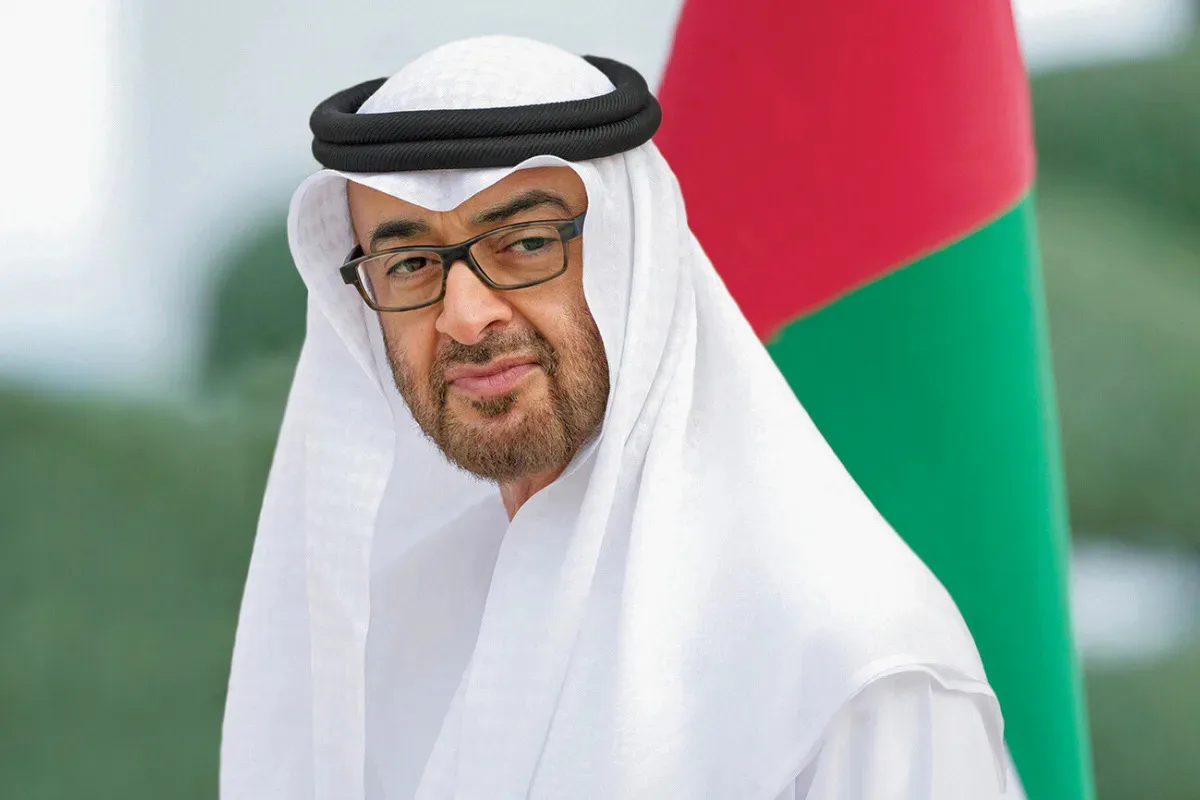 <strong>الشيخ محمد بن زايد آل نهيان، رئيس دولة الإمارات العربية المتحدة</strong>