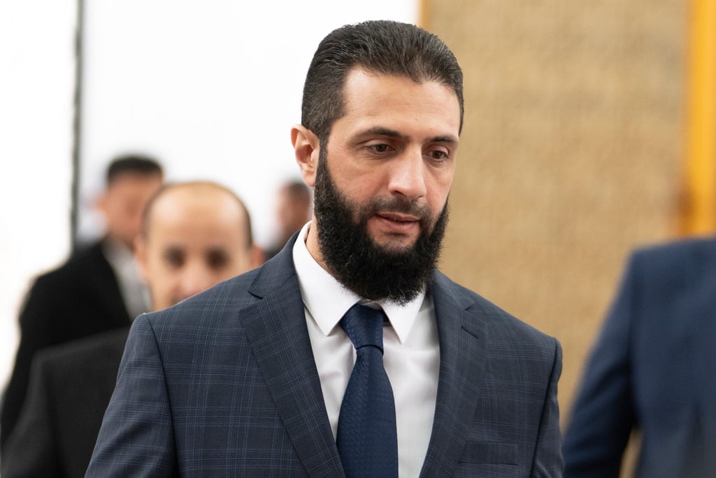 <strong>الرئيس السوري أحمد الشرع</strong>