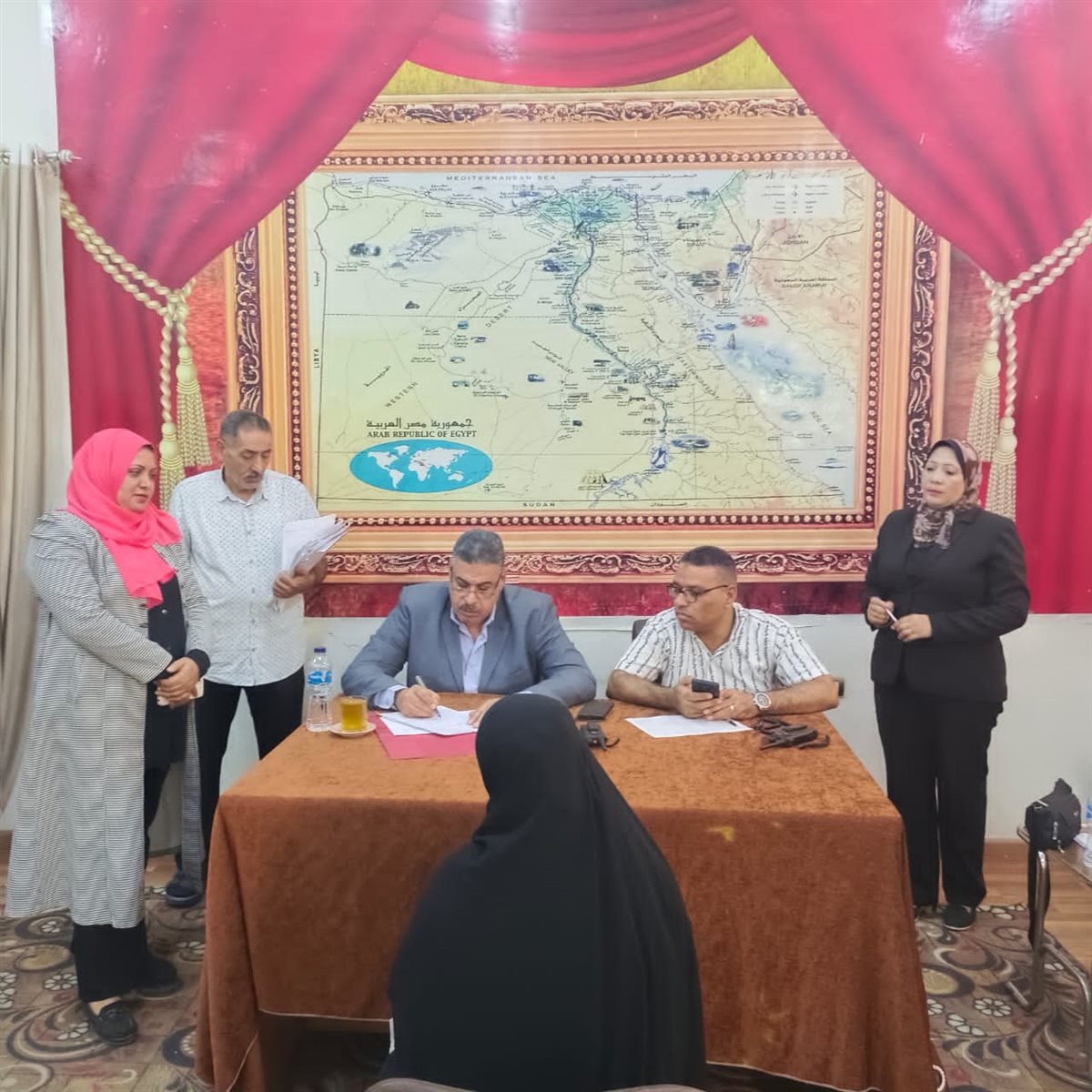 بحث 125 شكوى وطلب من القيادات التنفيذية بلقاءات للمواطنين بمختلف مراكز المحافظة