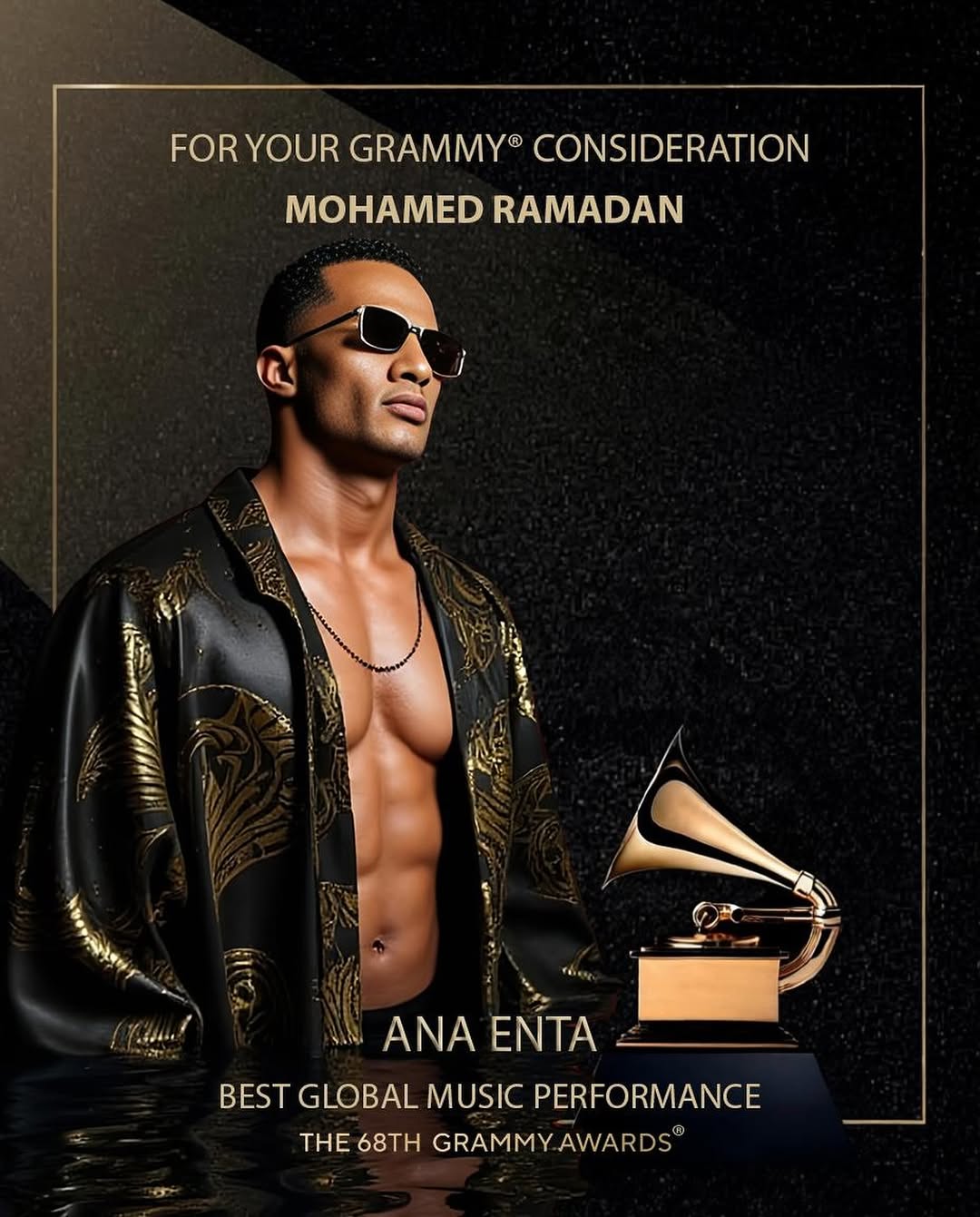 محمد رمضان ينافس على جائزة بحفل جرامي