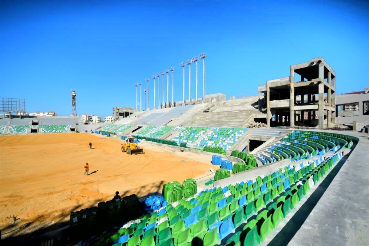 <strong>مشروع إنشاء استاد النادي المصري الجديد</strong>
