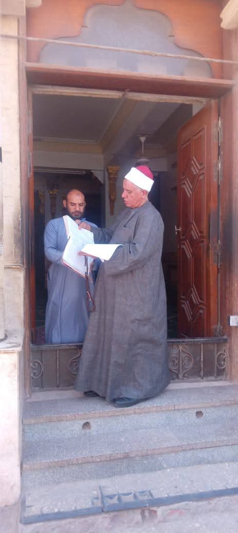 مدير مديرية أوقاف الفيوم يواصل جولاته المرورية على المساجد قبيل صلاة الجمعة